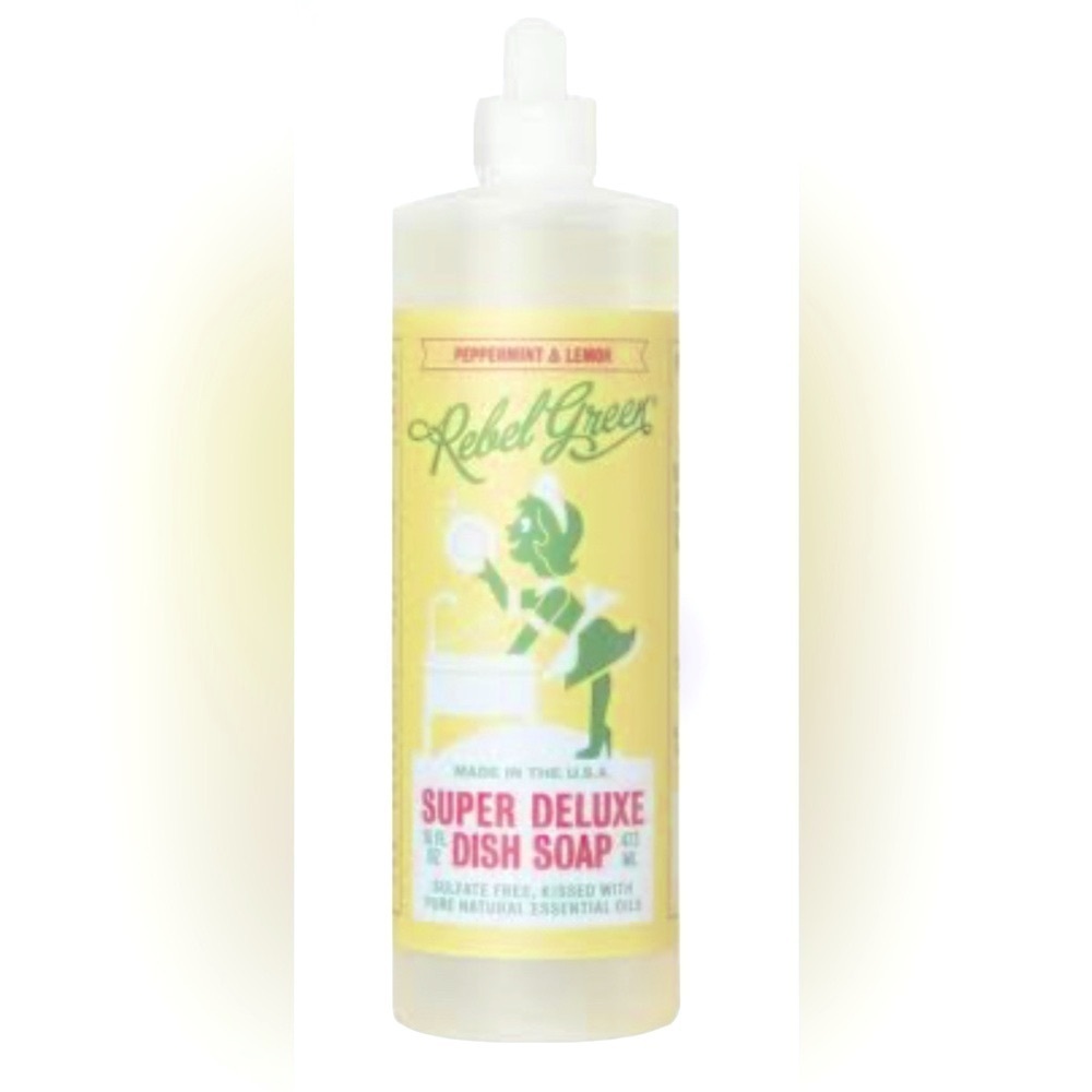 Rebel Green plant based super deluxe Dish Soap  New
